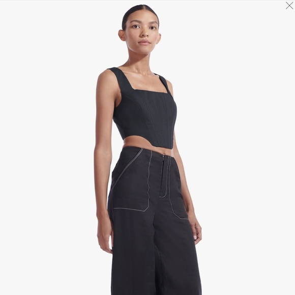 Staud Alice corset top, size 8 - Picture 4 of 7